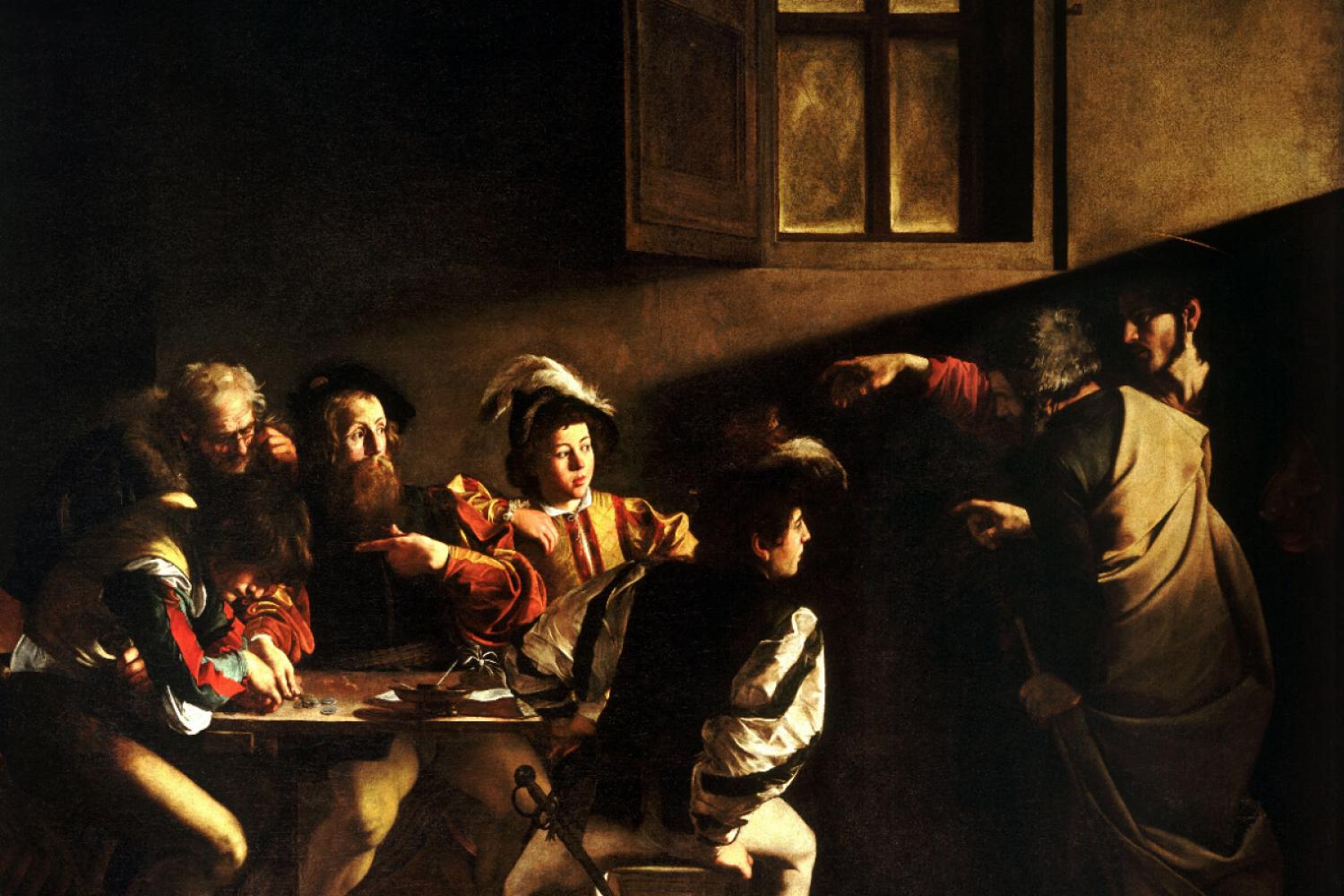 "The Calling of St. Matthew," by Caravaggio
