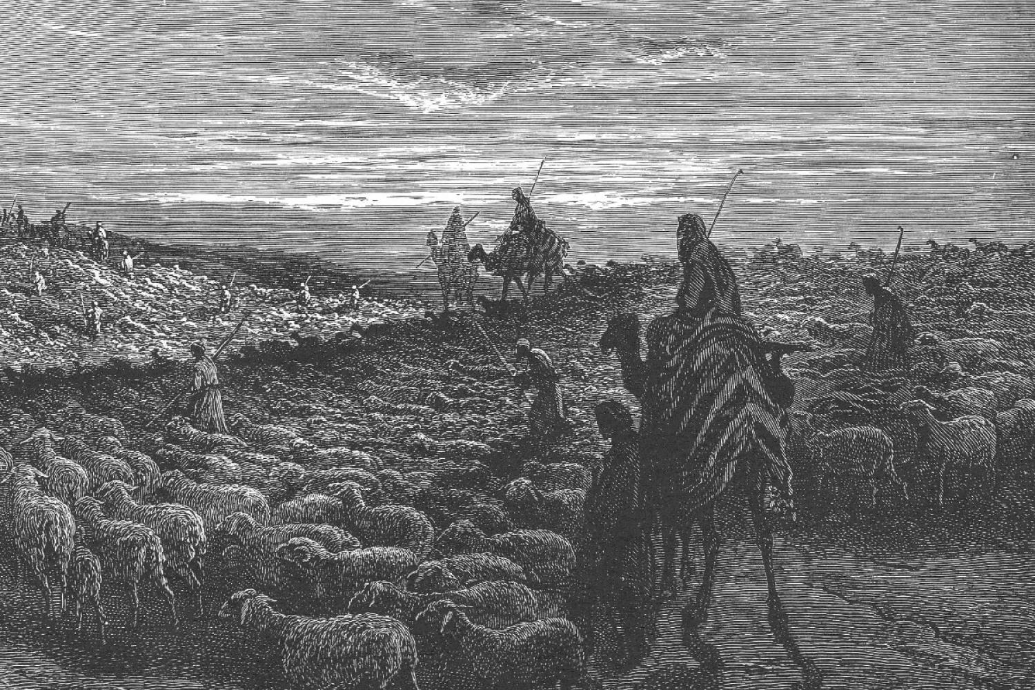 "Abraham Journeying into the Land of Canaan," by Gustave Dore