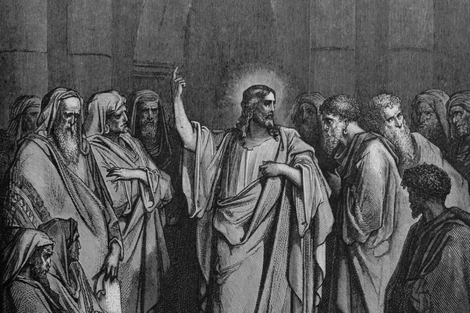 Gustave Dore's "Christ in the Synagogue" 