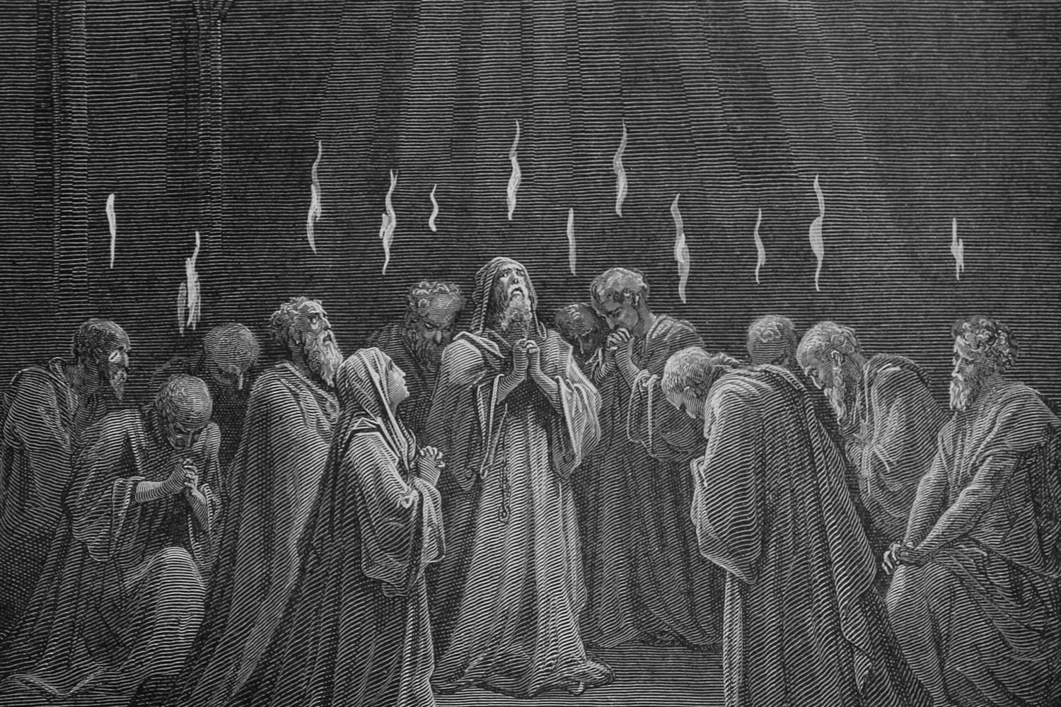 Gustave Dore's "The Descent of the Spirit"
