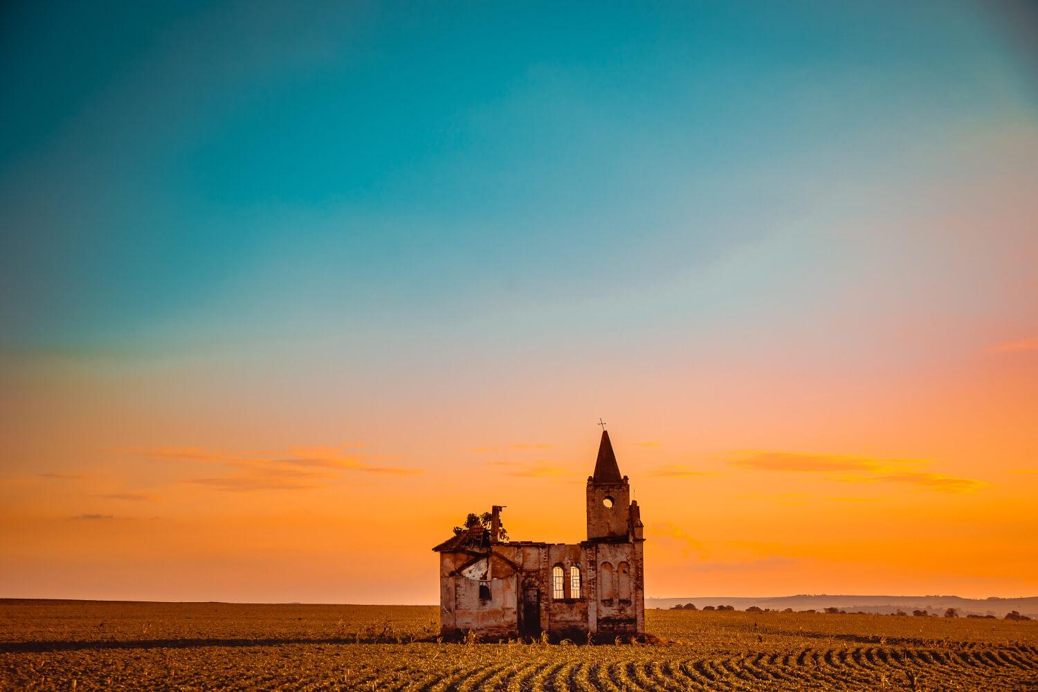 The Ruins of a Rural Church