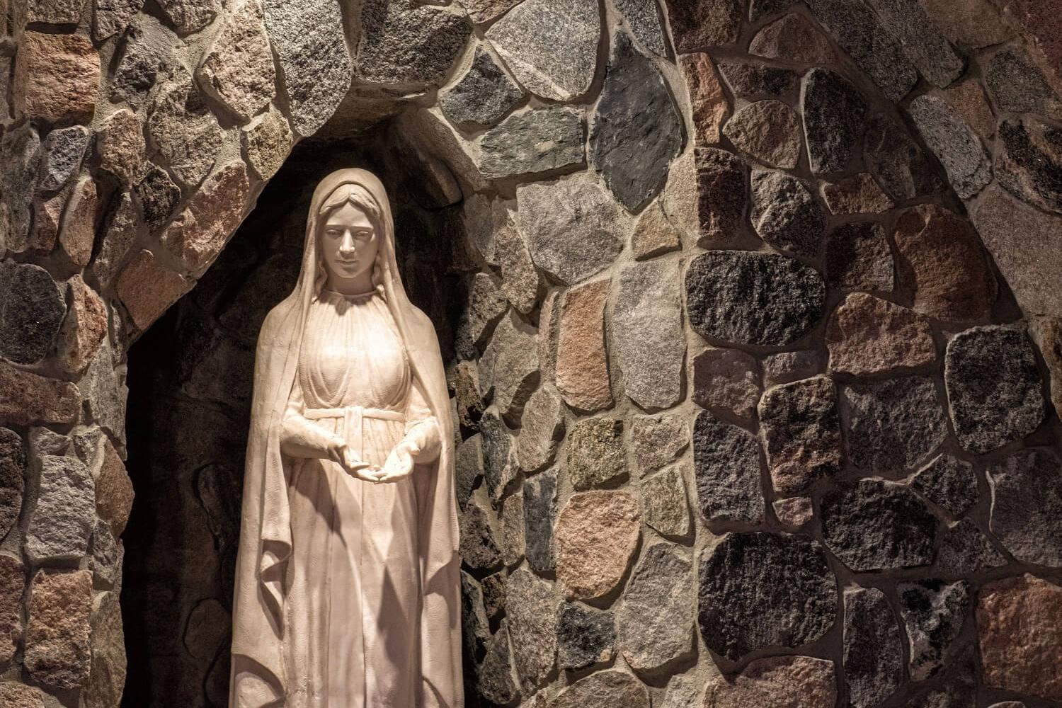 Marian Grotto at the University of Mary