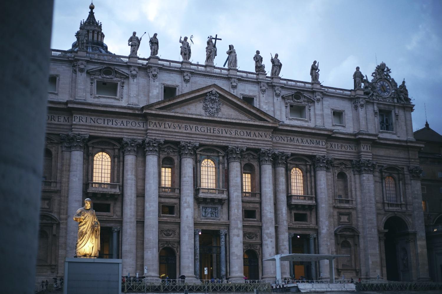 The Façade of St. Peter's Basilica 