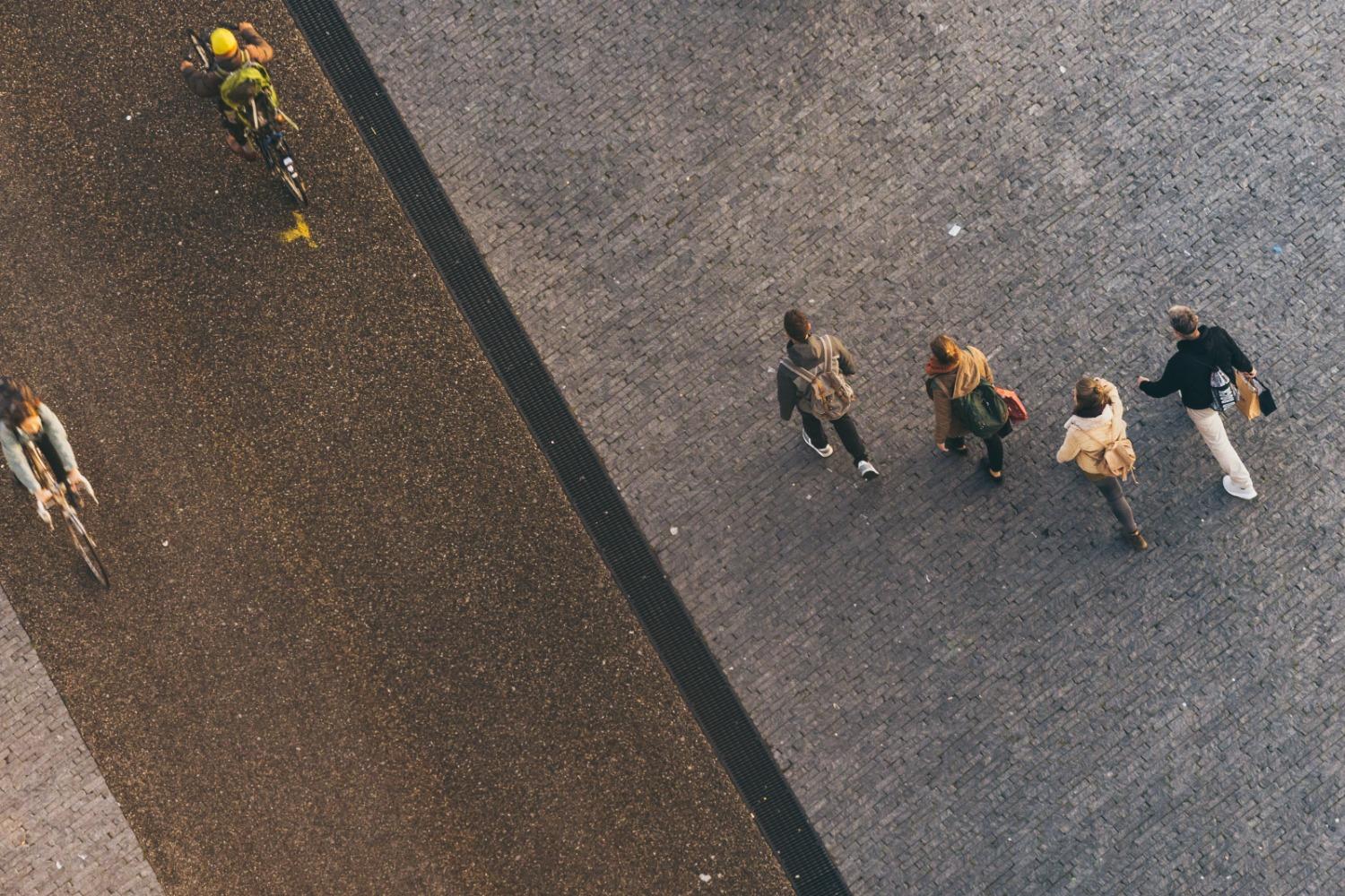 Pedestrians and bicyclists
