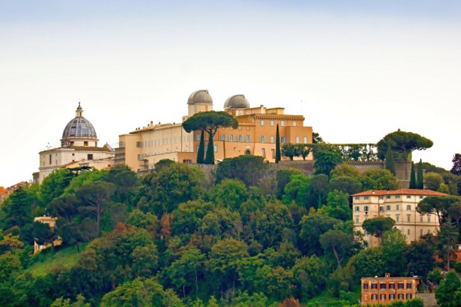 The palace and observatory of Castel Gandolfo