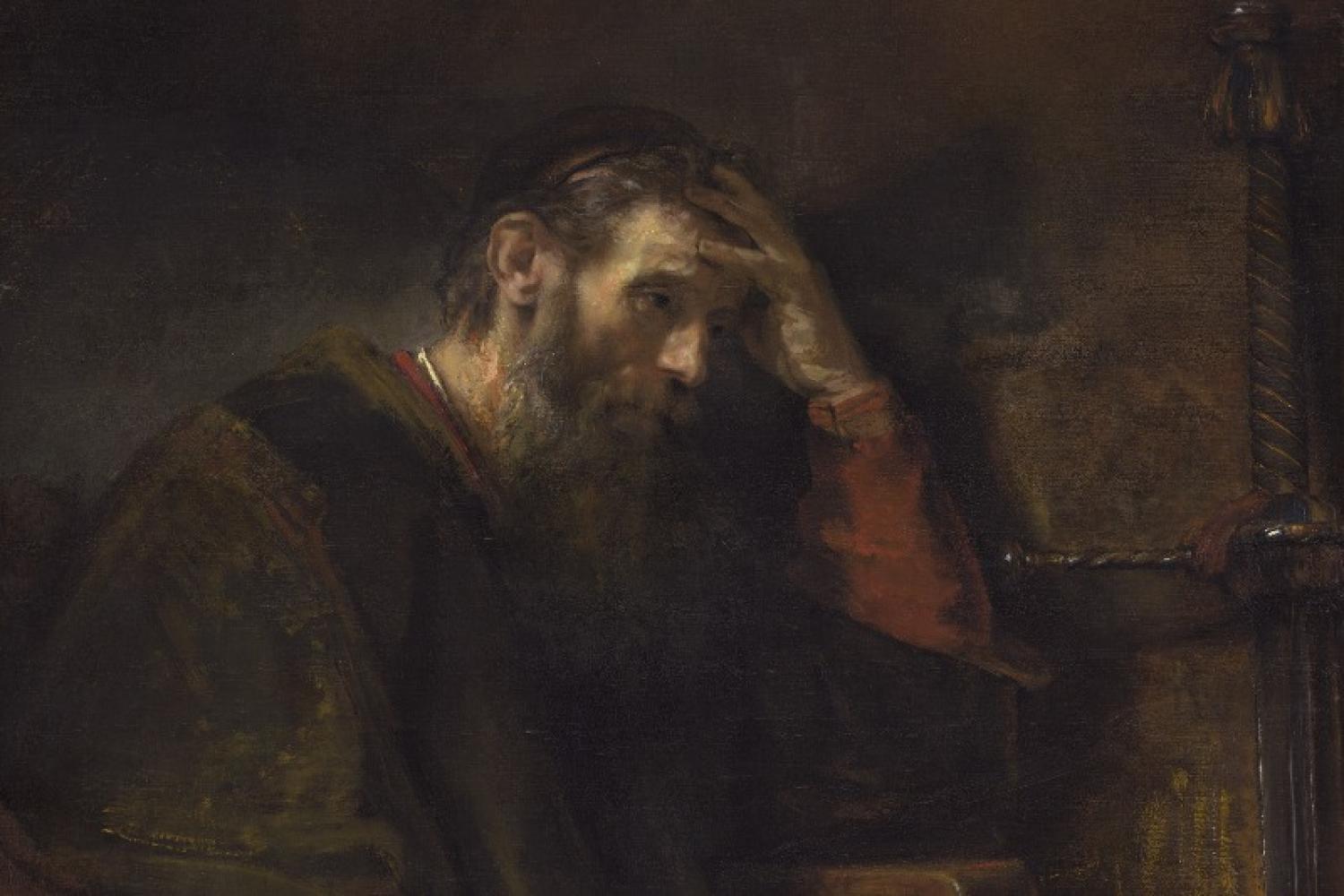 Rembrandt's "Saint Paul"
