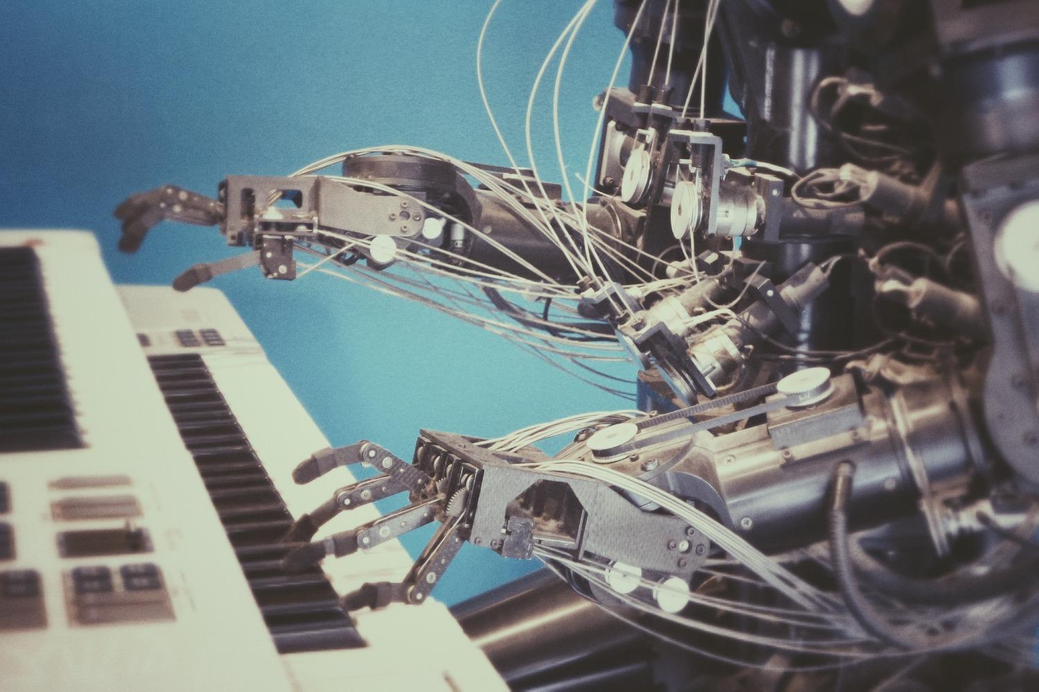 Robot Playing Piano