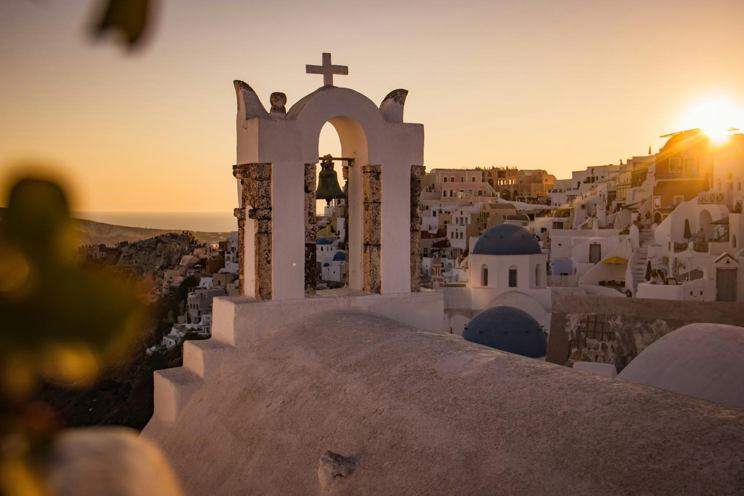 sun and church