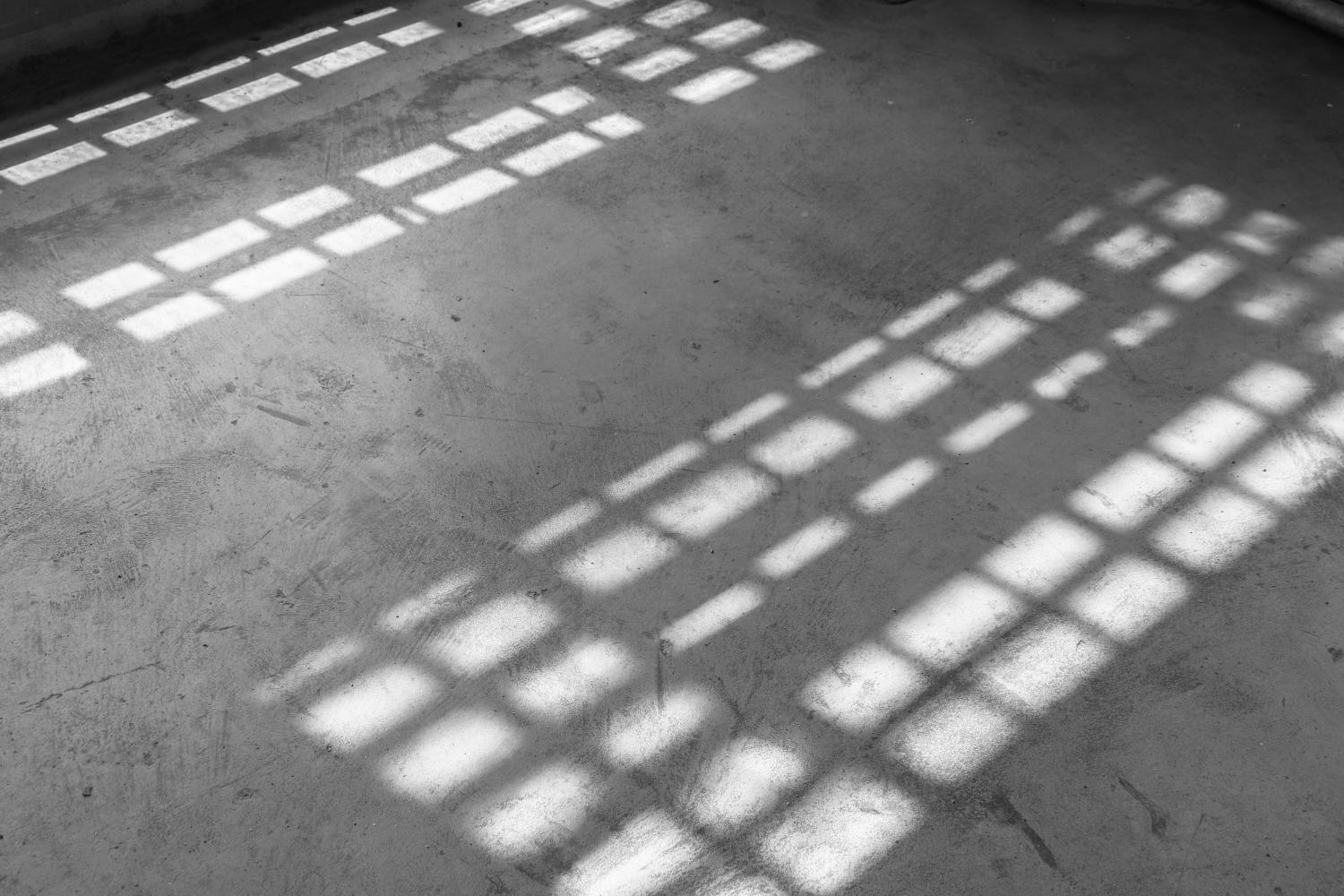 prison bar shadows