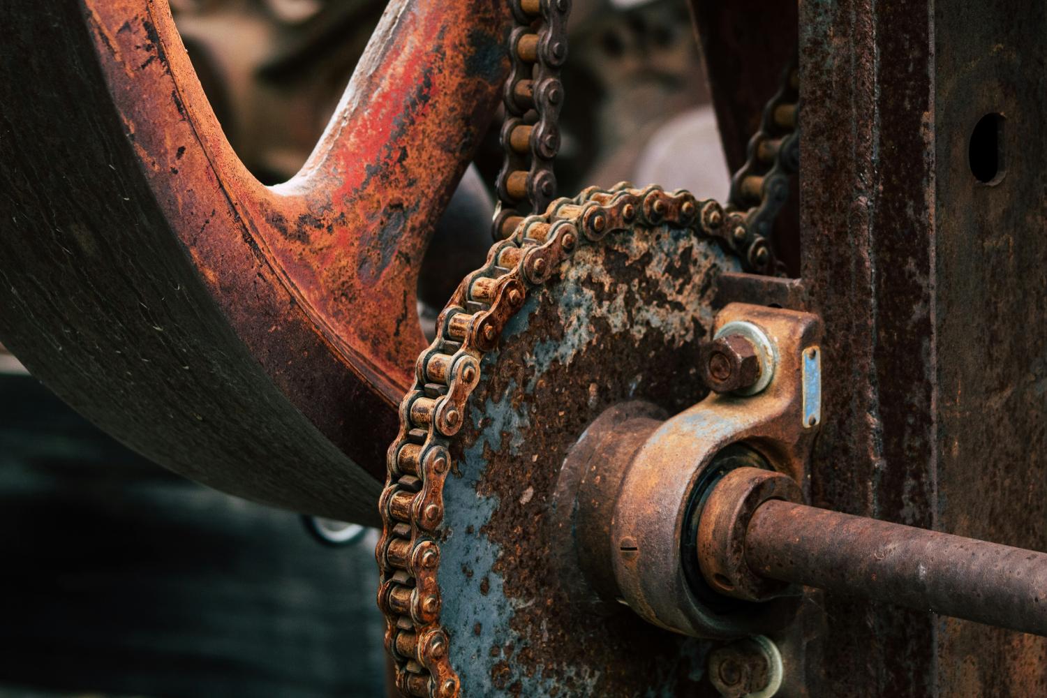 rusty gears