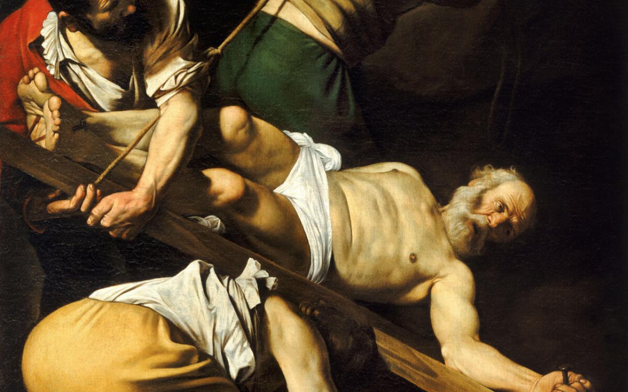 "Crucifixion of St. Peter," by Caravaggio