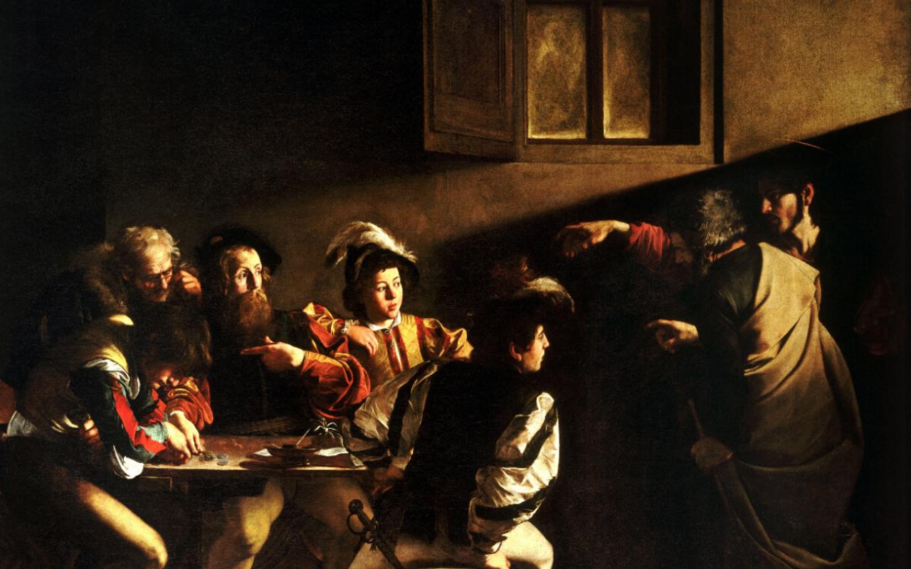 "The Calling of St. Matthew," by Caravaggio