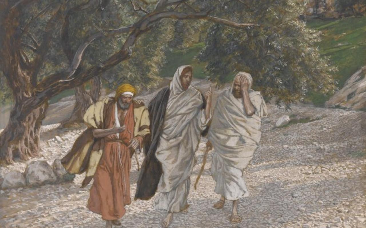 "Meeting on the Road to Emmaus," by James Tissot