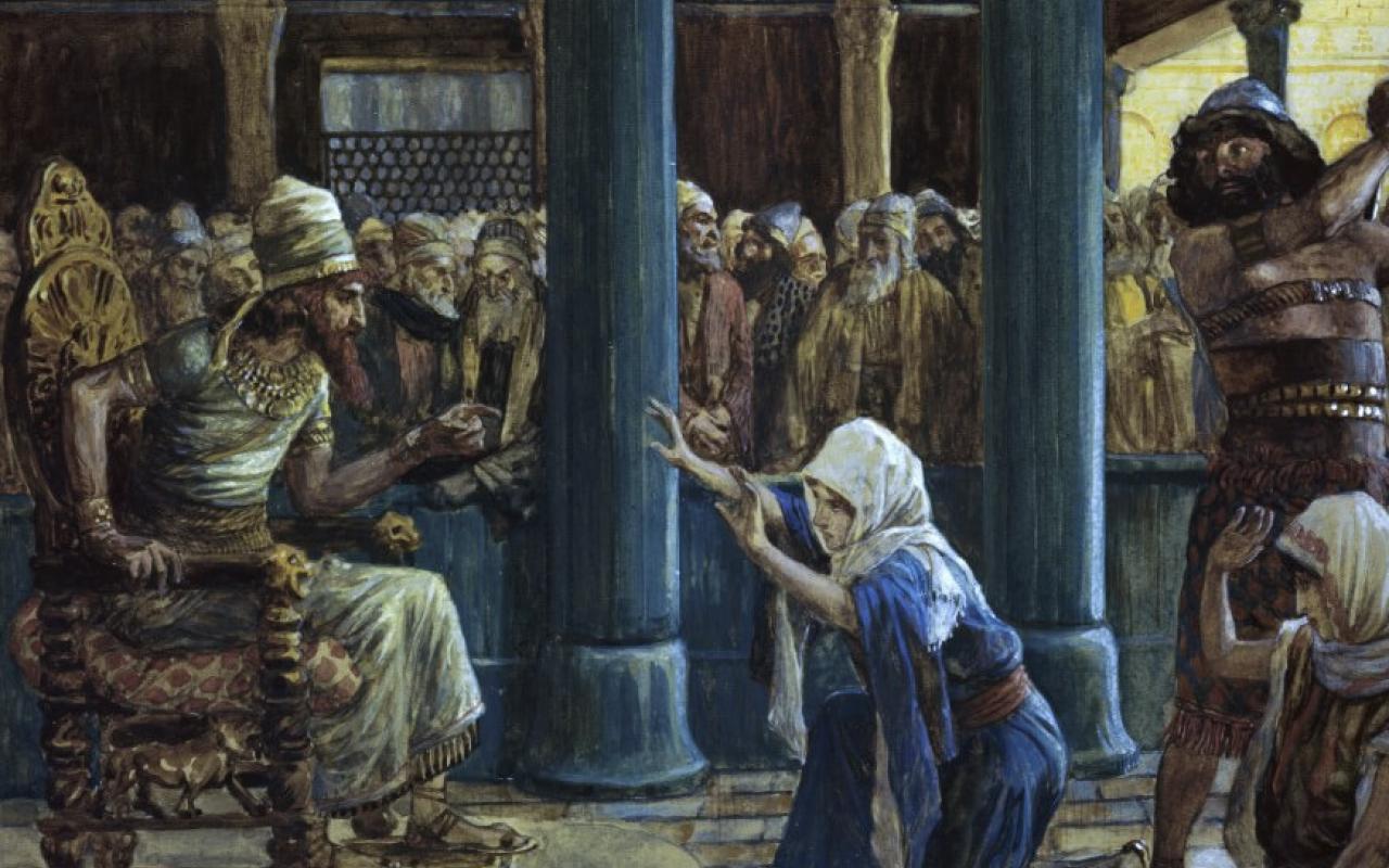 "The Wisdom of Solomon," by James Tissot