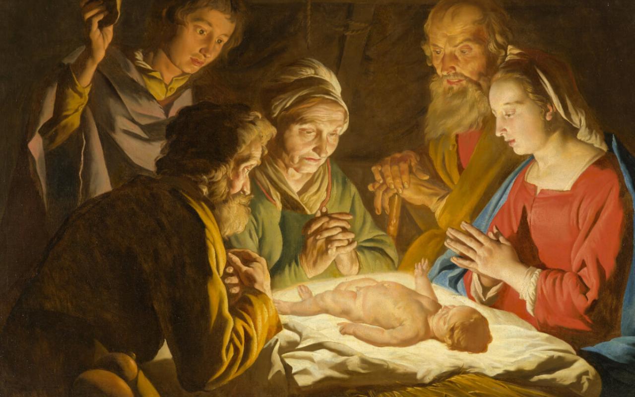 "Adoration of the Shepherds," by Matthias Stomer