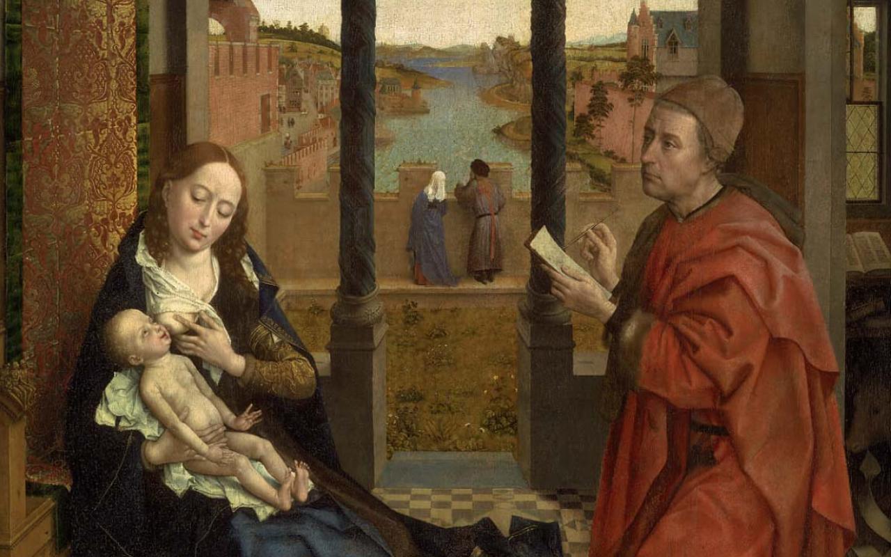 &quot;Saint Luke Drawing the Virgin,&quot; by Rogier Van Der Weyden