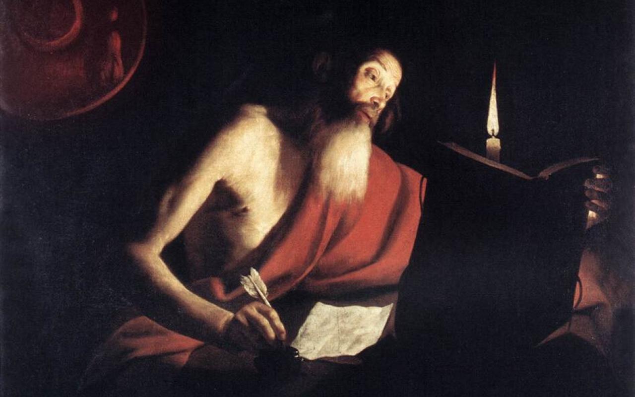 "Saint Jerome," by Trophime Bigot