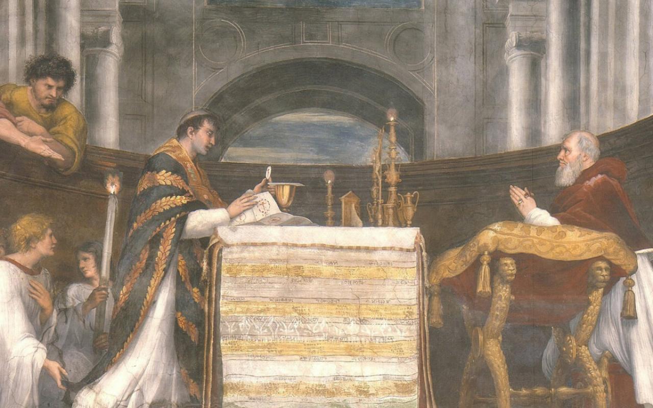 Raphael's "The Mass at Bolsena"