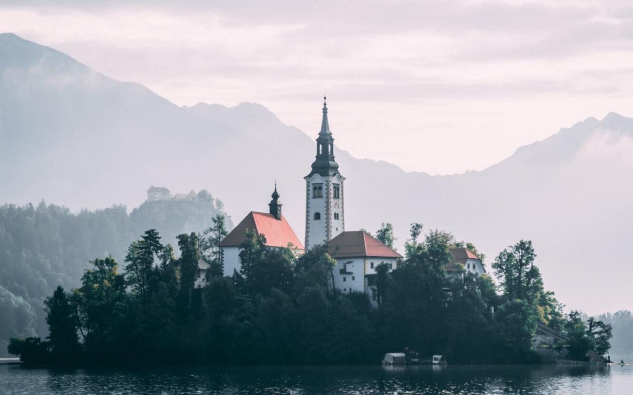 Church of the Mother of God on the Lake, Bled, Slovenia