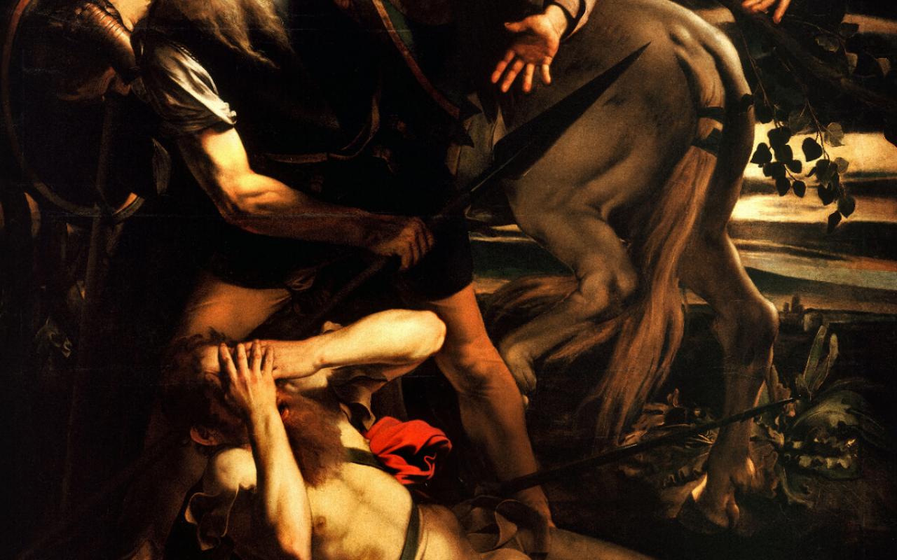 Caravaggio's "Conversion of Saint Paul"