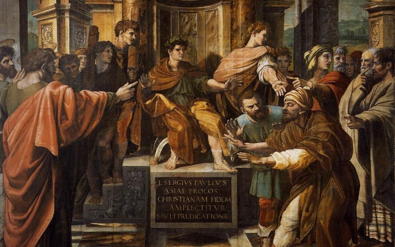 Raphael's "The Conversion of the Proconsul"