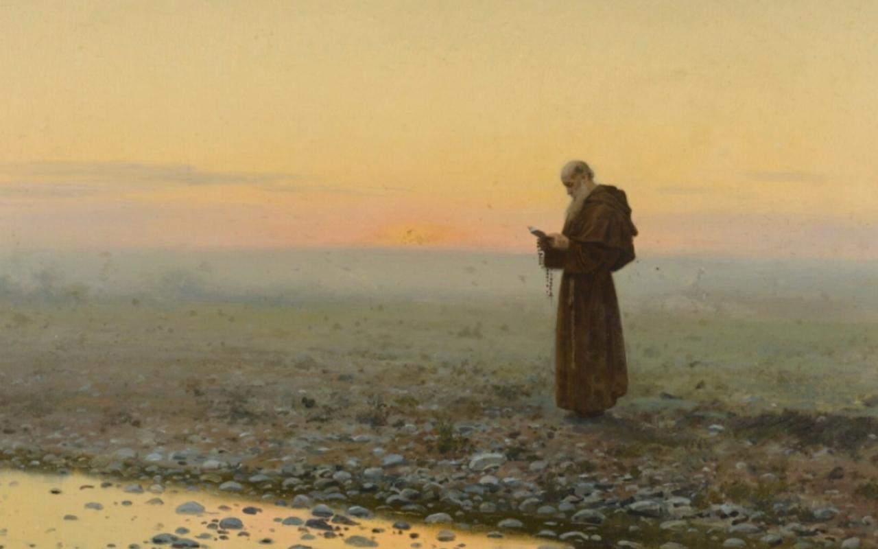 J. Ferrer y Palloja's "A Monk at Prayer"