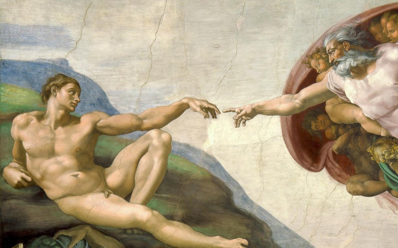 Michelangelo's "Creation of Adam"