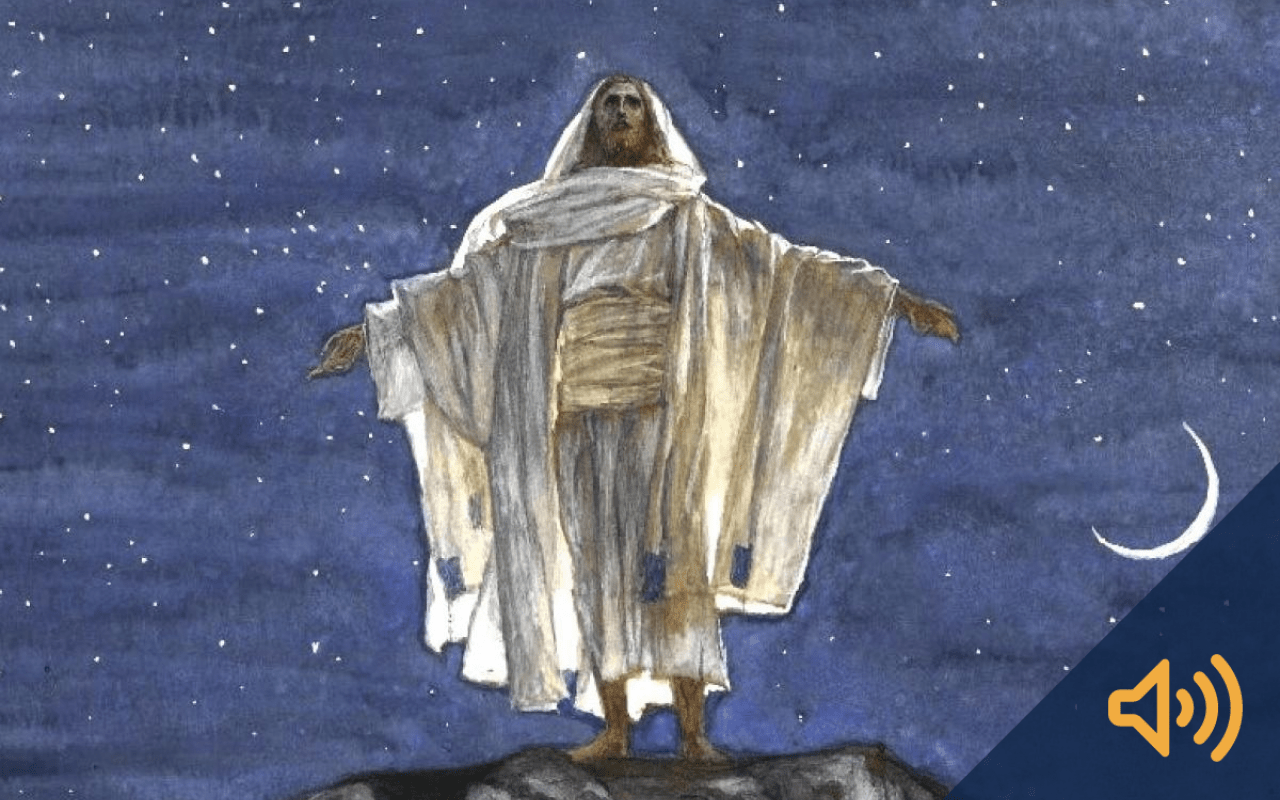 James Tissot's "Jesus Goes up Alone onto a Mountain to Pray"