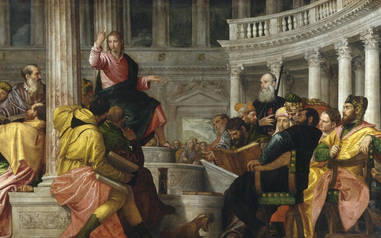 Paolo Veronese's "Finding in the Temple"