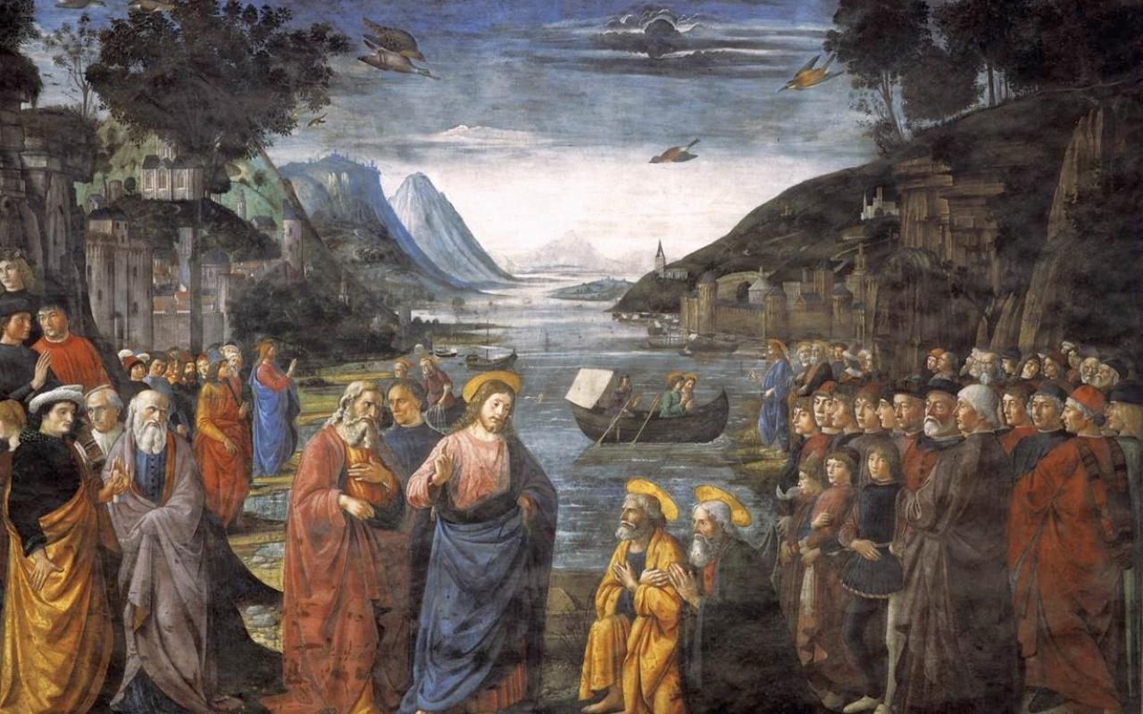 Domenico Ghirlandaio's "Calling of the Apostles"