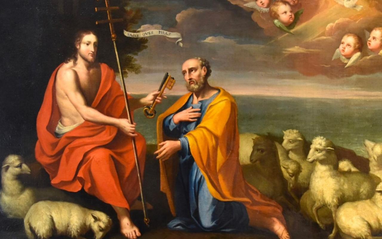 Peter Receives the Keys by Paolo de Matteis