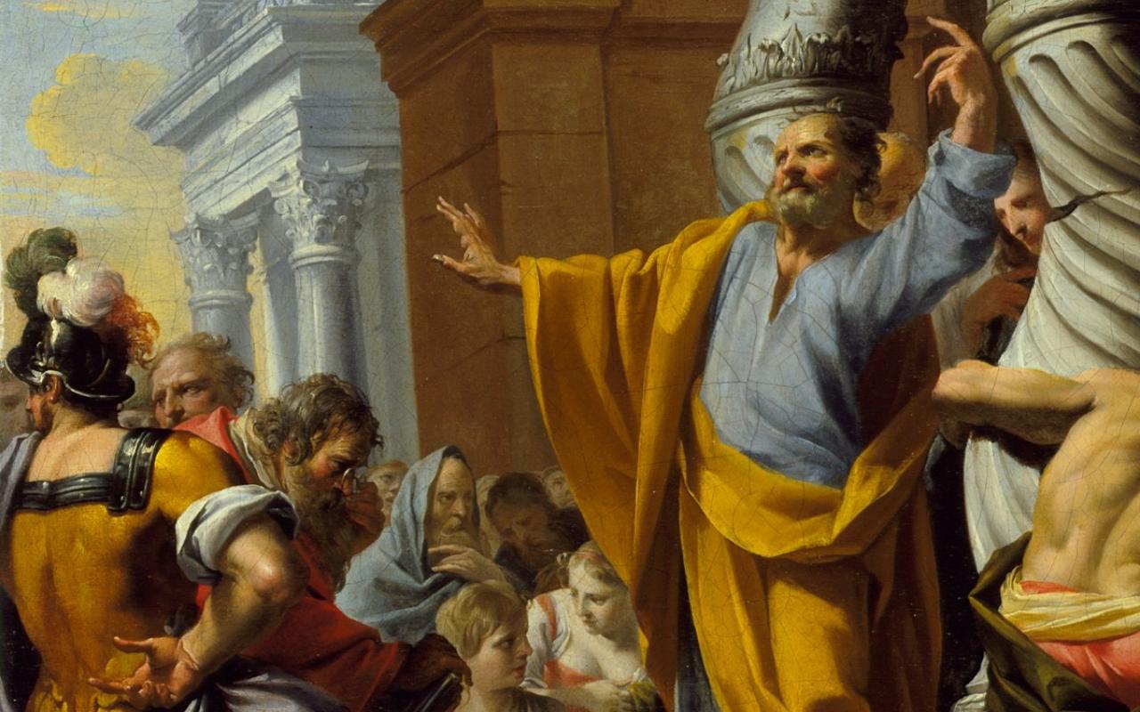 Poersen's Peter Preaching in Jerusalem