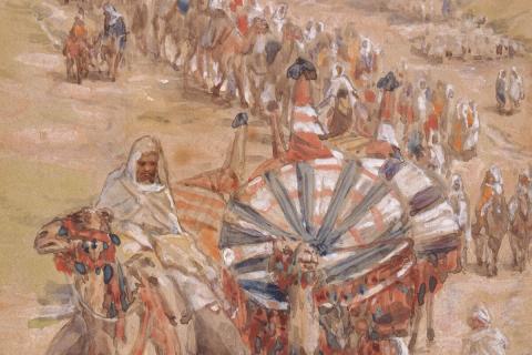 "The Caravan of Abraham," by James Tissot