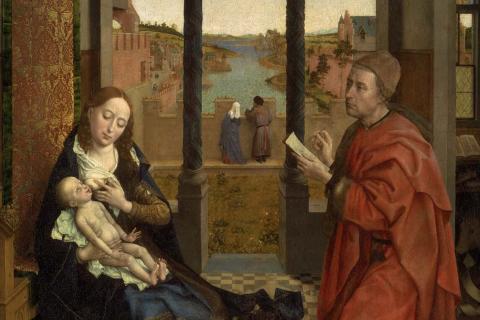 &quot;Saint Luke Drawing the Virgin,&quot; by Rogier Van Der Weyden