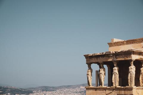 The Erechtheion on the Acropolis of Athens