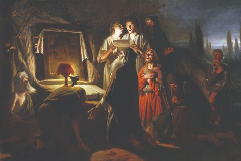 Perov Vasily's "First Christians in Kiev"