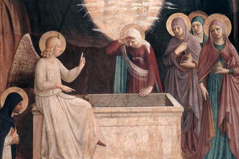 Fra Angelico&#039;s &quot;Resurrection of Christ and the Women at the Tomb&quot;