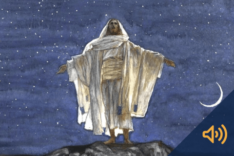James Tissot's "Jesus Goes up Alone onto a Mountain to Pray"