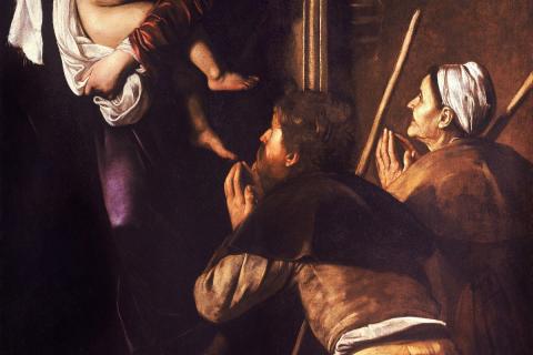 Caravaggio's "Madonna di Loreto"