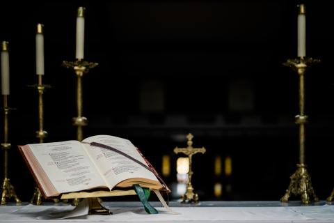 A Catholic altar