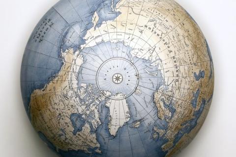 Globe from above