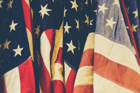 american flags