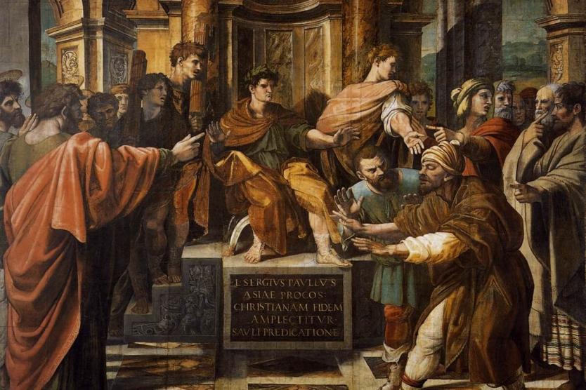Raphael's "The Conversion of the Proconsul"
