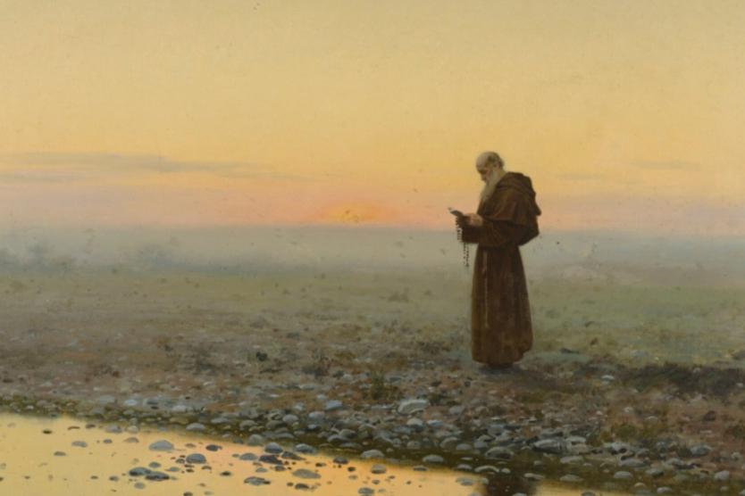 J. Ferrer y Palloja's "A Monk at Prayer"