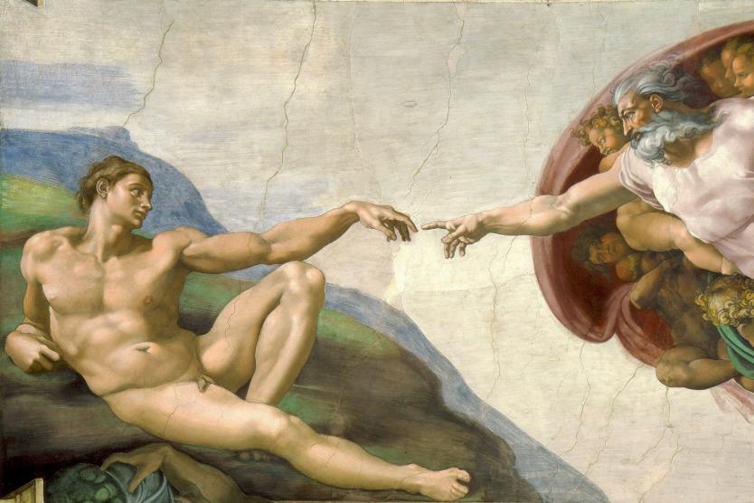 Michelangelo's "Creation of Adam"