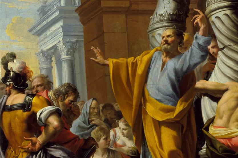 Poersen's Peter Preaching in Jerusalem